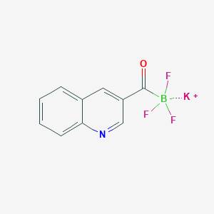 Potassium 3-quinolinoyltrifluoroborate