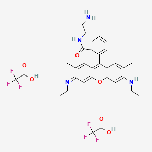 Rhodamine 6G ethylenediamine amide bis (trifluoroacetate)