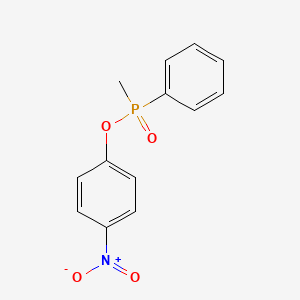 B1205814 4-Nitrophenyl methylphenylphosphinate CAS No. 35691-25-9
