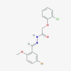 N'-(5-Bromo-2-methoxybenzylidene)-2-(2-chlorophenoxy)acetohydrazide