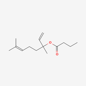 molecular formula C14H24O2 B1205819 丁酸芳樟醇酯 CAS No. 78-36-4