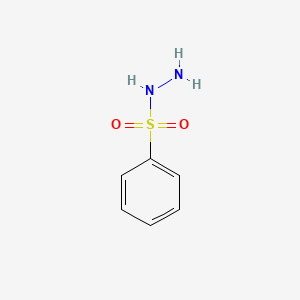 molecular formula C6H8N2O2S B1205821 苯磺酰腙 CAS No. 80-17-1