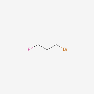 molecular formula C3H6BrF B1205824 1-溴-3-氟丙烷 CAS No. 352-91-0