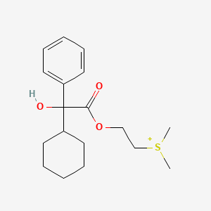 molecular formula C18H27O3S+ B1205829 Oxysonium CAS No. 24869-49-6