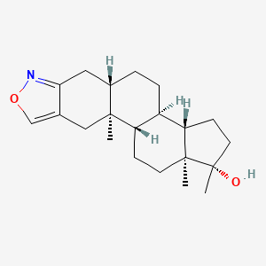 molecular formula C21H31NO2 B1205847 异噁唑安卓 CAS No. 360-66-7