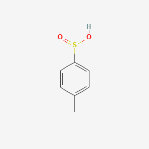 molecular formula C7H8O2S B1205849 对甲苯磺酸 CAS No. 536-57-2