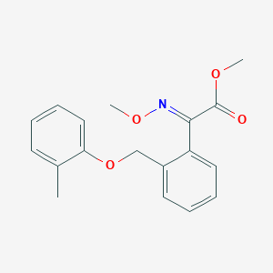 molecular formula C18H19NO4 B120586 克雷索唑甲 CAS No. 143390-89-0