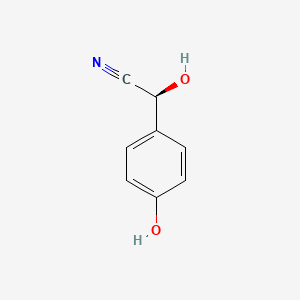 molecular formula C8H7NO2 B1205870 (S)-4-Hydroxymandelonitrile CAS No. 71807-09-5