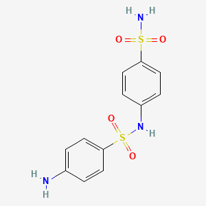 molecular formula C12H13N3O4S2 B1205878 N4-Sulfanilylsulfanilamide CAS No. 547-52-4