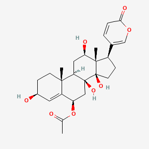 molecular formula C26H34O8 B1205891 12beta-Hydroxyscillirosidin 
