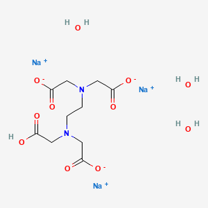 molecular formula C10H19N2Na3O11 B12058988 Ethylenediaminetetraacetic acid trisodium salt trihydrate 