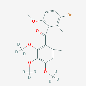 molecular formula C19H21BrO5 B12058999 Metrafenone-d9 