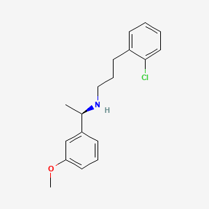 molecular formula C18H22ClNO B1205903 Tecalcet CAS No. 148717-54-8