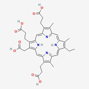 molecular formula C36H38N4O8 B1205907 Isocoproporphyrin CAS No. 36548-09-1