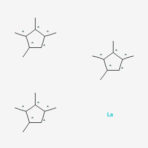 molecular formula C27H39La B12059098 Tris(tetramethylcyclopentadienyl)lanthanum(III) 