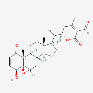 molecular formula C28H36O6 B1205912 27-Dehydrowithaferin A CAS No. 109357-42-8