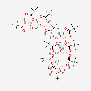 molecular formula C60H131Co8O26+7 B12059171 Cobalt(II) oxo pivalate 