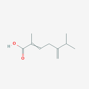 molecular formula C10H16O2 B1205922 2-Methyl-5-isopropylhexa-2,5-dienoic acid 
