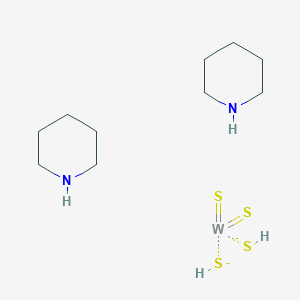 molecular formula C10H24N2S4W-2 B12059227 Piperidine tetrathiotungstate 