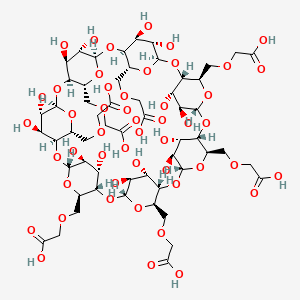 molecular formula C56H84O49 B12059233 Carboxymethyl-beta-cyclodextrin sodium salt 