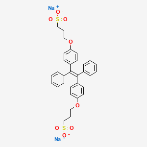 Sodium 3,3'-{[(1,2-diphenylethene-1,2-diyl)bis(4,1-phenylene)]bis(oxy)}bis(propane-1-sulfonate)