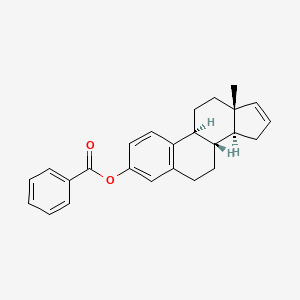 molecular formula C25H26O2 B1205933 Estra-1,3,5(10),16-tetraen-3-ol benzoate CAS No. 6961-20-2