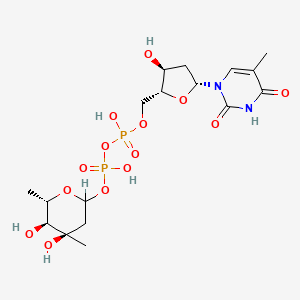 molecular formula C17H28N2O14P2 B1205941 dTDP-L-mycarose CAS No. 39950-81-7