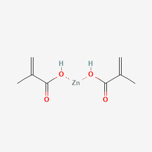 molecular formula C8H12O4Zn B12059426 Bis(methacryloyloxy)ZINC 