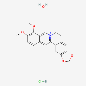 molecular formula C20H21ClNO5+ B12059450 Berberinium chloride hydrate 