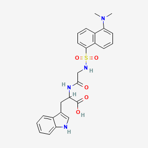 molecular formula C25H26N4O5S B12059457 Dansyl-Gly-Trp 