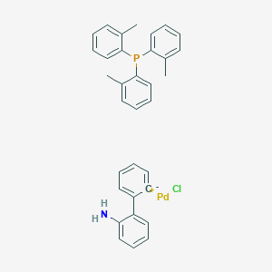 molecular formula C33H31ClNPPd B12059537 P(O-Tol)3 PD G2 