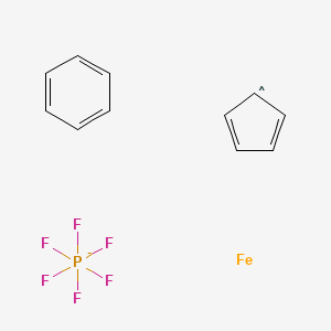 molecular formula C11H11F6FeP- B12059547 Benzenecyclopentadienyliron(II) hexafluorophosphate 