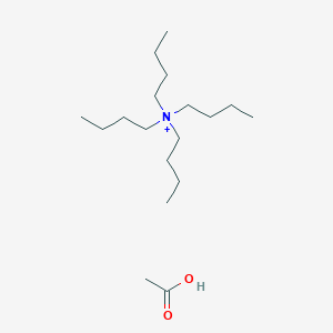 molecular formula C18H40NO2+ B12059549 Acetic acid; tetrabutylammonium ion 