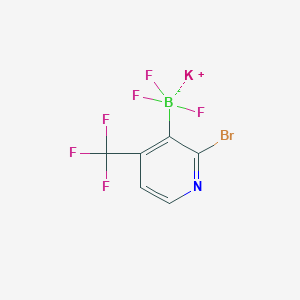 Potassium 2-bromo-4-(trifluoromethyl)pyridine-3-trifluoroborate