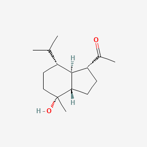 molecular formula C15H26O2 B1205957 dl-Oplopanone CAS No. 35049-27-5