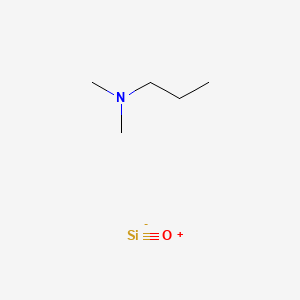 N,N-dimethylpropan-1-amine;oxoniumylidynesilanide