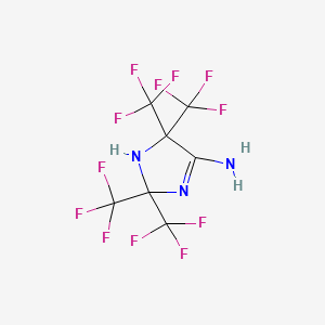 molecular formula C7H3F12N3 B1205960 Midaflur CAS No. 23757-42-8