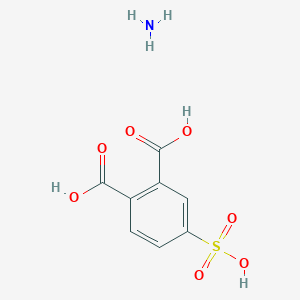 molecular formula C8H9NO7S B12059622 4-Sulfophthalic acid amine 