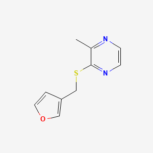 molecular formula C10H10N2OS B12059627 3-(3-Furylmethylthio)-2-methylpyrazine CAS No. 662138-62-7