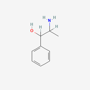 molecular formula C9H13NO B1205963 Phenylpropanolamine CAS No. 48115-38-4