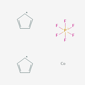 molecular formula C10H10CoF6P- B12059643 Cobalticinium hexafluorophosphate 