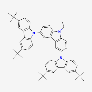 3,6-Ditert-butyl-9-[6-(3,6-ditert-butylcarbazol-9-yl)-9-ethylcarbazol-3-yl]carbazole