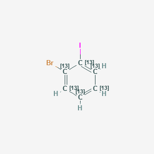 1-bromo-6-iodo(1,2,3,4,5,6-13C6)cyclohexa-1,3,5-triene