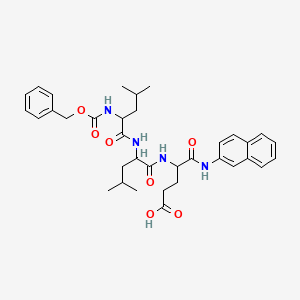 molecular formula C35H44N4O7 B12059682 z-Leu-leu-glu-beta-naphthylamide 