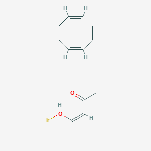 molecular formula C13H20IrO2 B12059692 (1,5-Cyclooctadiene)iridium(I) 2,4-pentanedionate 