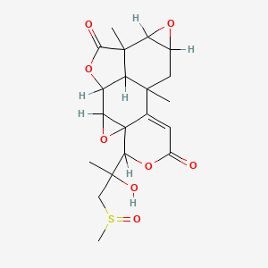molecular formula C20H24O8S B1205971 Podolactone C CAS No. 35467-31-3