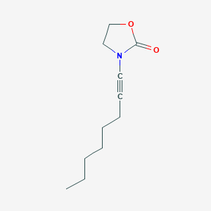 molecular formula C11H17NO2 B12059720 3-(Oct-1-yn-1-yl)oxazolidin-2-one 