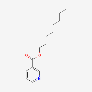 molecular formula C14H21NO2 B1205974 烟酸辛酯 CAS No. 70136-02-6