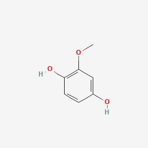 molecular formula C7H8O3 B1205977 甲氧基氢醌 CAS No. 824-46-4