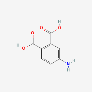 molecular formula C8H7NO4 B1205983 4-氨基邻苯二甲酸 CAS No. 5434-21-9